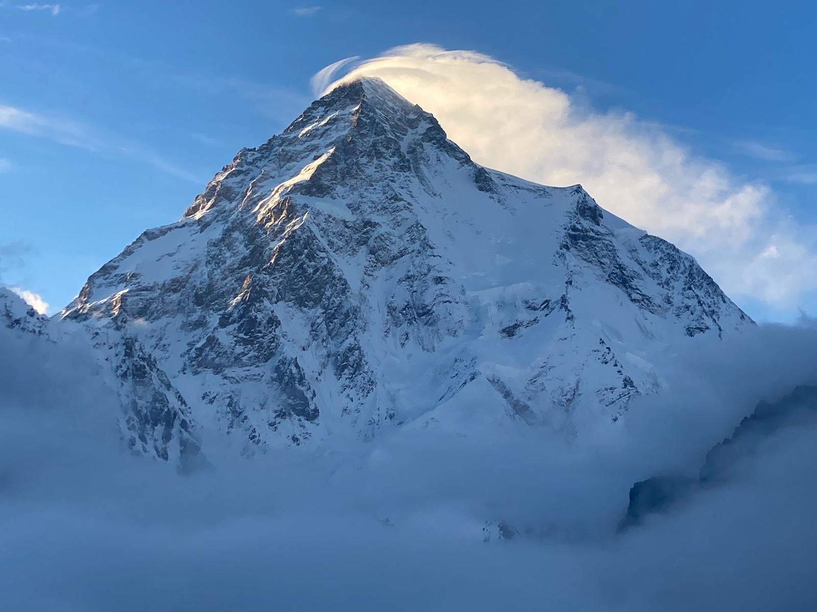 K2 depuis la camp 3 du Broad Peak