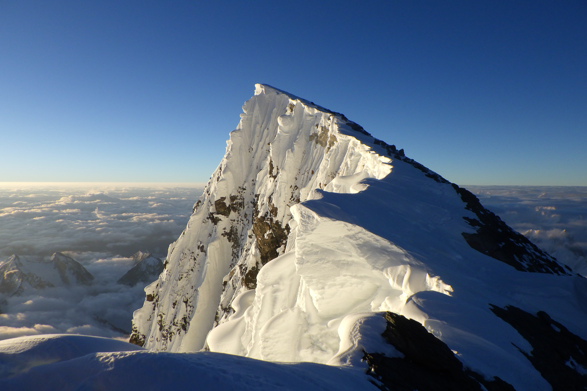 Arête finale du Boad Peak