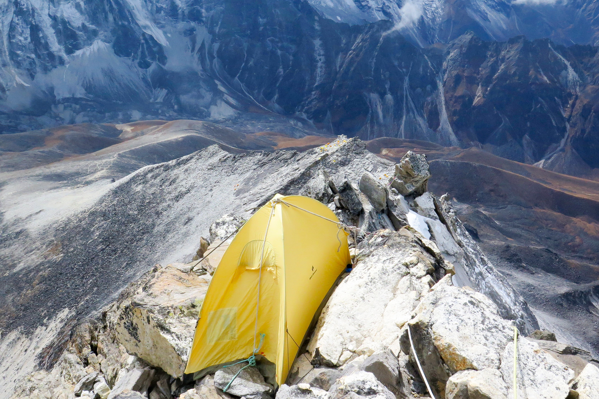 Camp d'ascension au Népal