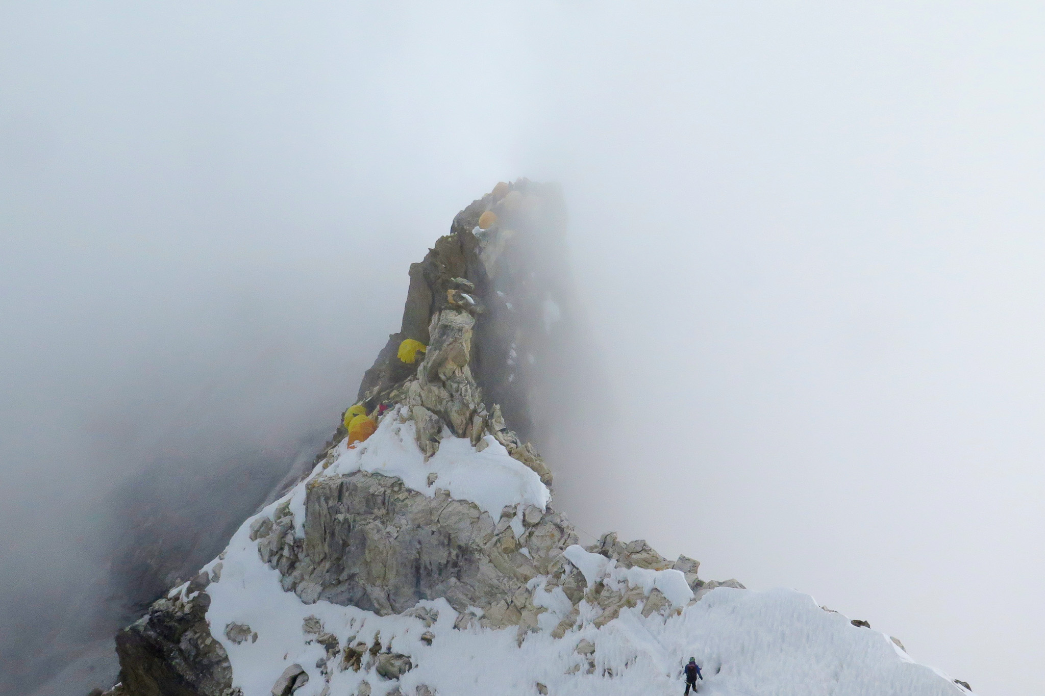 Montée au sommet au Népal