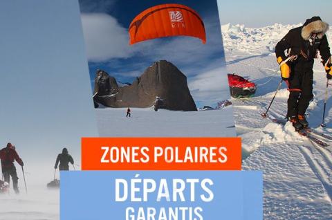 Départs au Groenland et pole nord