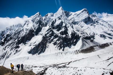 Trek sur les pentes du Manaslu