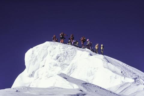 Au sommet de l'Everest