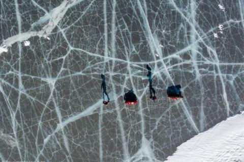 Traversée du lac Khovsgol