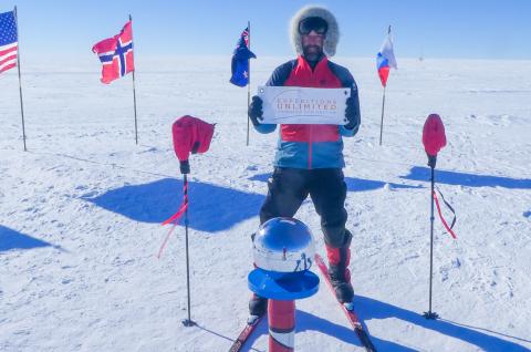 Expédition au pôle Sud depuis Axel Heiberg