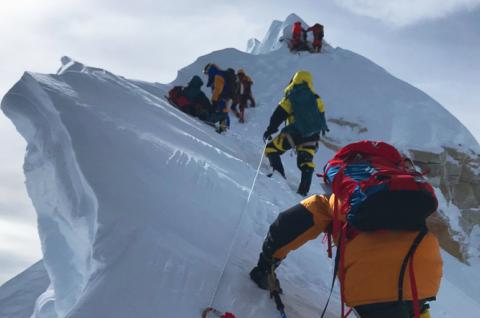 Ascension du Manaslu au Népal