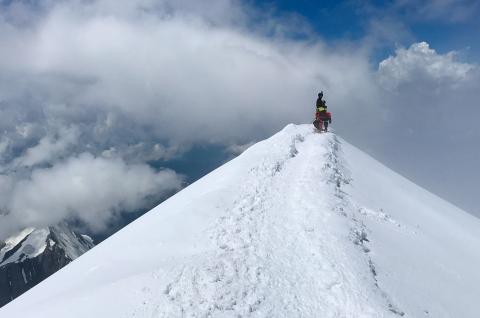 Ascension du mont Blanc par la voie normale