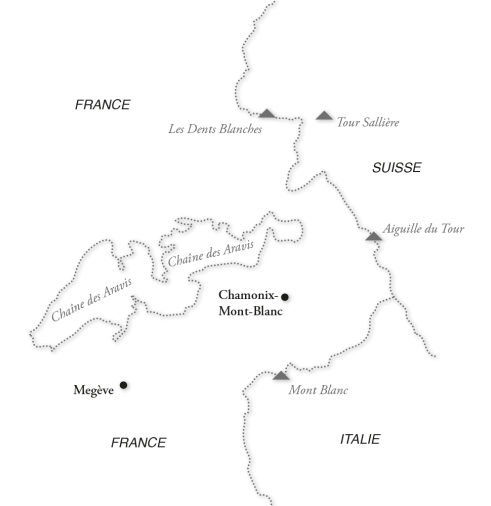 Carte du stage d'alpinisme et ascension