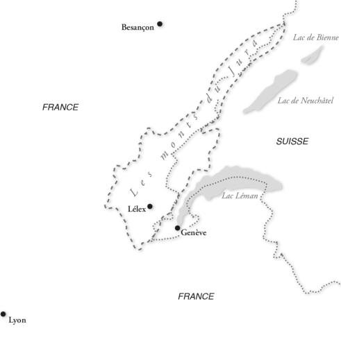 Carte stage et raid polaire en autonomie dans les monts du Jura