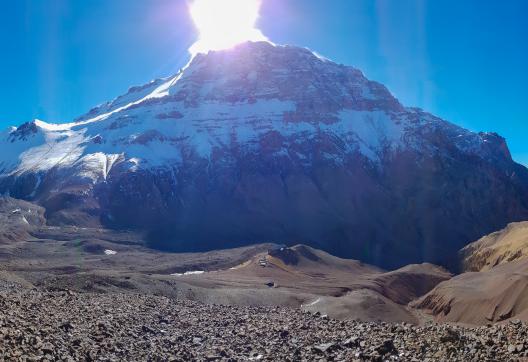 Ascension de l'Aconcagua et vue sur le sommet