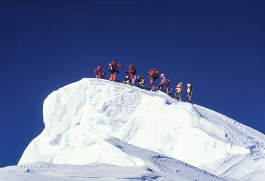 Expédition lors de l'ascension de l'Everest nord