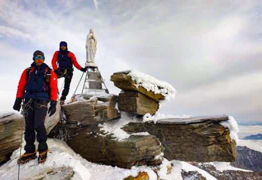 Voyage lors de l'ascension du Grand Paradis