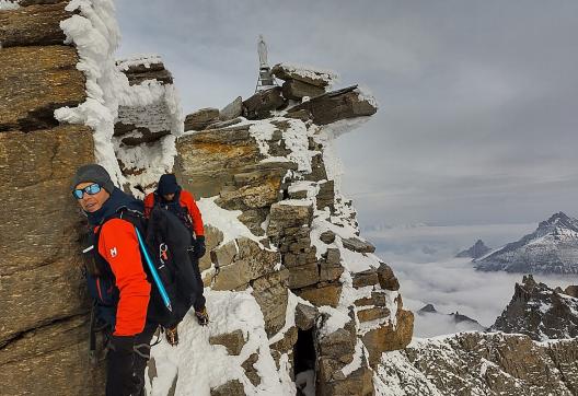 Voyage lors de l'ascension du Grand Paradis