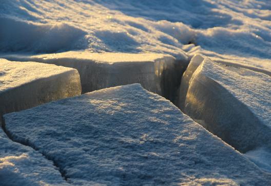 Expédition polaire sur le lac Inari en Finlande