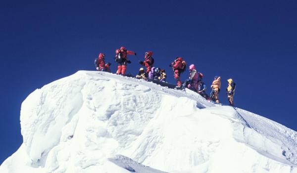 Expédition lors de l'ascension de l'Everest nord