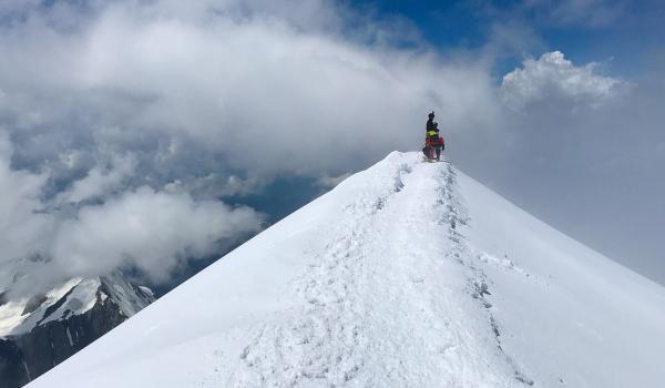 Ascension du mont Blanc par la voie normale