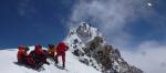 Alpiniste sous l'antécime du Makalu