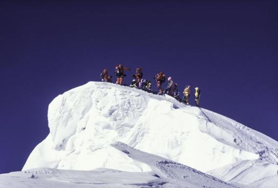 Au sommet de l'Everest