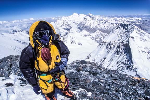 Au sommet de l'Everest