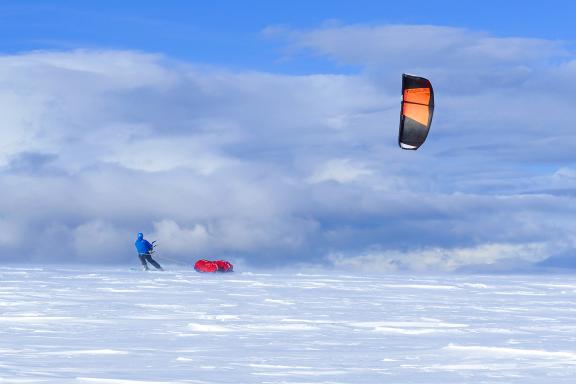 Préparation aux expéditions longues en snowkite - Initiation