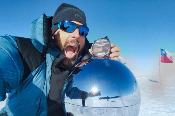 Expédition au pôle Sud depuis Axel Heiberg