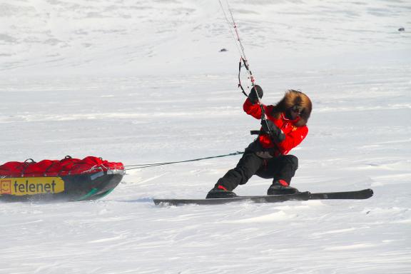Voyage et guide en snowkite à Hardangervidda
