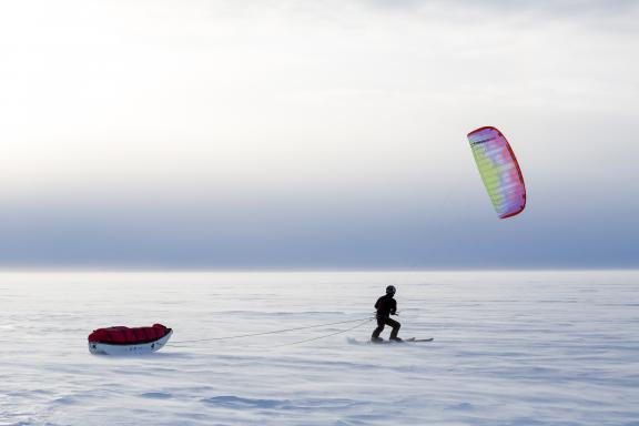 Expédition et snowkite à Hardangervidda