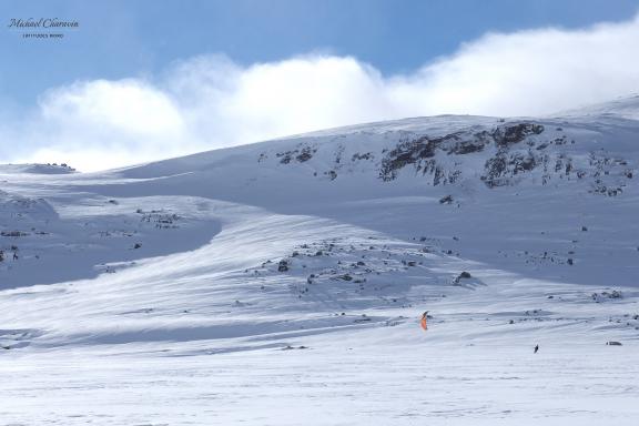 Voyage d'aventure et snowkite en Norvège
