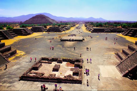 Voyage à Teotihuacan au Mexique
