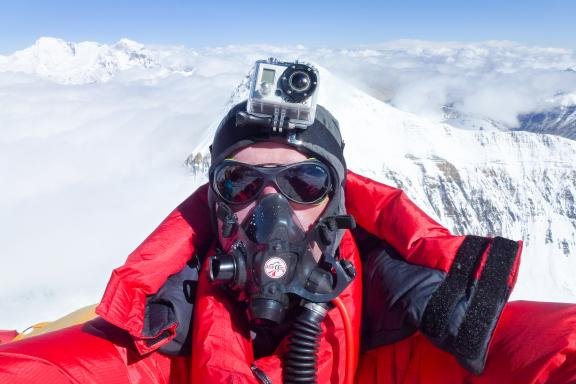 Expédition lors de l'ascension de l'Everest nord