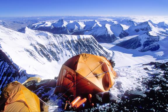 Expédition lors de l'ascension de l'Everest nord