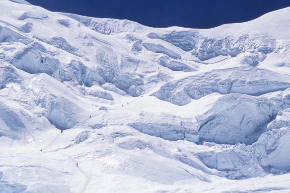 Expédition lors de l'ascension de l'Everest nord