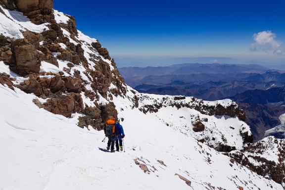 Ascension de l'Aconcagua et descente du sommet