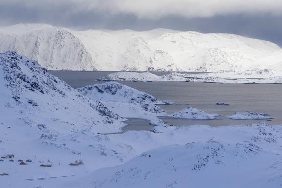 Expédition et exploration snowkite en Norvège