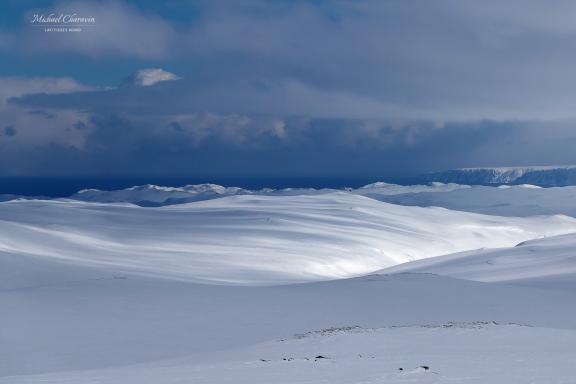 Expédition et exploration snowkite en Norvège