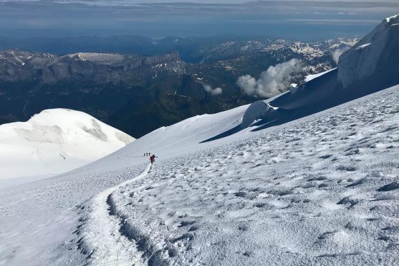 Ascension du mont Blanc par la voie normale