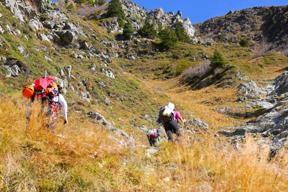 Voyage et montée refuge Albert 1er dans la vallée de Chamonix