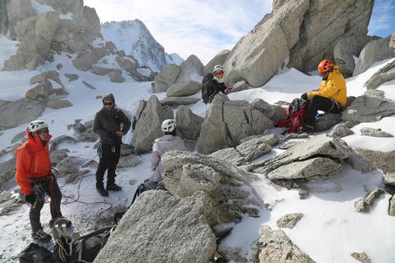 Voyage et briefing d'approche d'ascension à Chamonix