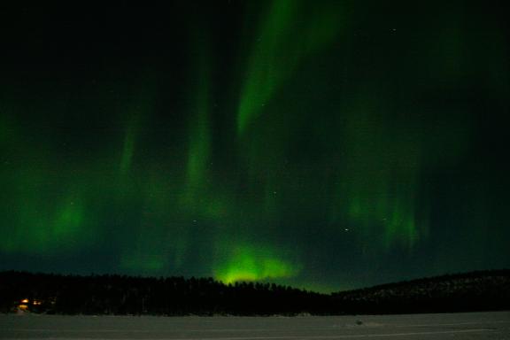 Expédition sur le lac Inari en Finlande