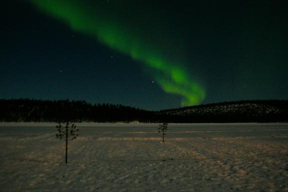 Expédition sur le lac Inari en Finlande